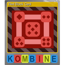 Red Block Card (Foil)