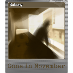 Balcony (Foil Trading Card)