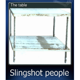 The table