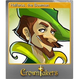 Halfarus, the Bowman (Foil Trading Card)