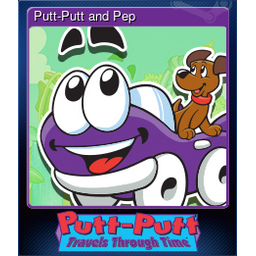 Putt-Putt and Pep (Trading Card)