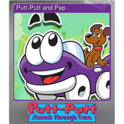 Putt-Putt and Pep (Foil Trading Card)