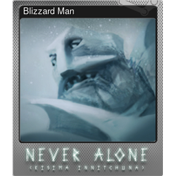 Blizzard Man (Foil Trading Card)