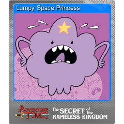 Lumpy Space Princess (Foil Trading Card)