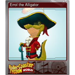 Errol the Alligator (Foil Trading Card)
