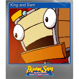 King and Sam (Foil Trading Card)