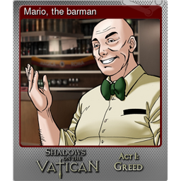 Mario, the barman (Foil)