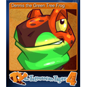 Dennis the Green Tree Frog (Trading Card)
