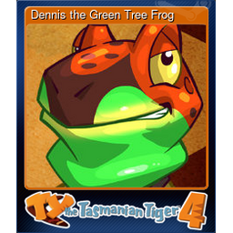 Dennis the Green Tree Frog (Trading Card)