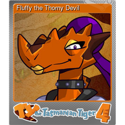 Fluffy the Thorny Devil (Foil Trading Card)