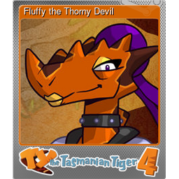 Fluffy the Thorny Devil (Foil Trading Card)