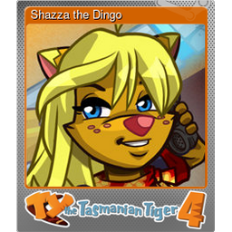 Shazza the Dingo (Foil Trading Card)