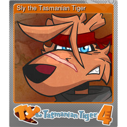 Sly the Tasmanian Tiger (Foil Trading Card)