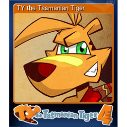 TY the Tasmanian Tiger (Trading Card)