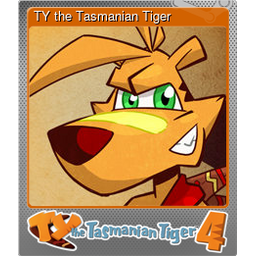 TY the Tasmanian Tiger (Foil Trading Card)