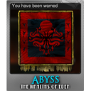 You have been warned (Foil)