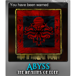 You have been warned (Foil)