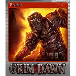 Soldier (Foil Trading Card)