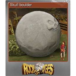 Skull boulder (Foil)