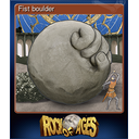 Fist boulder