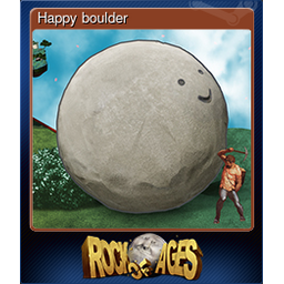 Happy boulder (Trading Card)