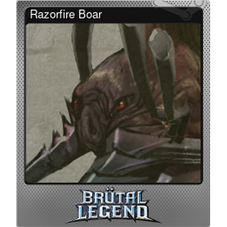 Razorfire Boar (Foil)