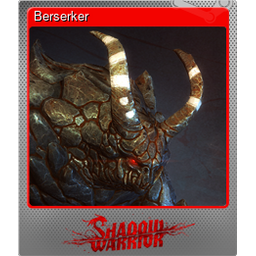 Berserker (Foil Trading Card)