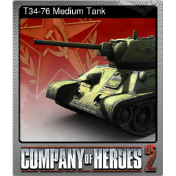 T34-76 Medium Tank (Foil)