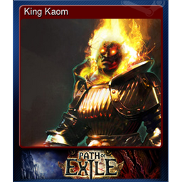 King Kaom (Trading Card)