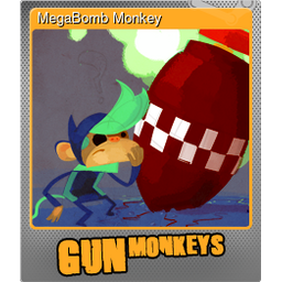 MegaBomb Monkey (Foil Trading Card)