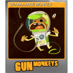 SPAAAAAACE MONKEY (Foil Trading Card)