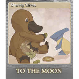 Sharing Olives (Foil Trading Card)