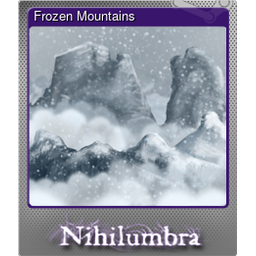 Frozen Mountains (Foil Trading Card)
