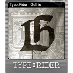 Type:Rider - Gothic (Foil Trading Card)