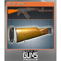 AK 47 stock (Foil)