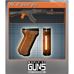 AK 47 pistol grip (Foil)