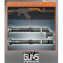 AK 47 gas port and tube (Foil)