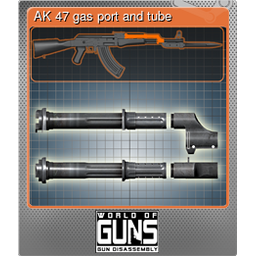 AK 47 gas port and tube (Foil)
