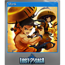 Monk (Foil Trading Card)