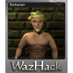 Barbarian (Foil Trading Card)