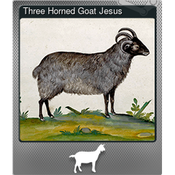 Three Horned Goat Jesus (Foil)