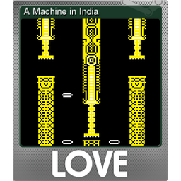 A Machine in India (Foil Trading Card)