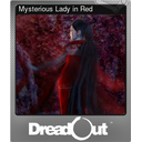 Mysterious Lady in Red (Foil Trading Card)