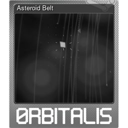 Asteroid Belt (Foil Trading Card)
