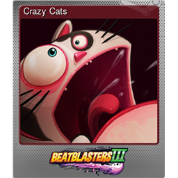 Crazy Cats (Foil Trading Card)