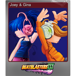 Joey & Gina (Foil Trading Card)