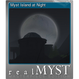 Myst Island at Night (Foil Trading Card)