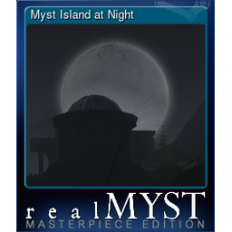 Myst Island at Night (Trading Card)