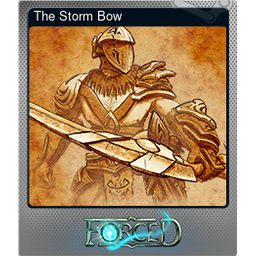 The Storm Bow (Foil Trading Card)