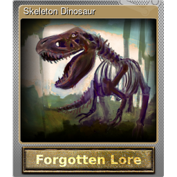 Skeleton Dinosaur (Foil)